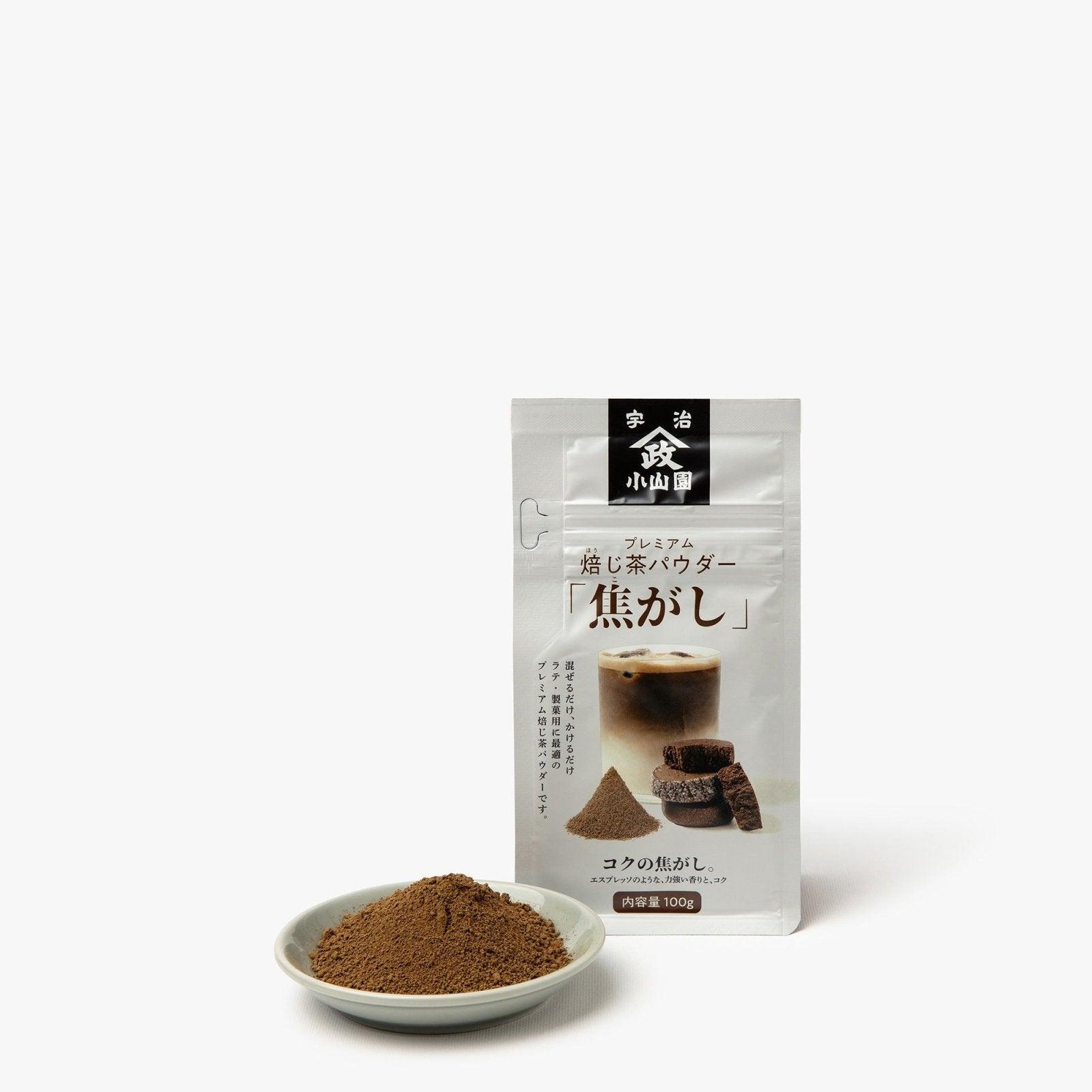 Roasted green tea powder for cooking - Hojicha powder in bulk - 100g - Yamamasa Koyamaen - iRASSHAi